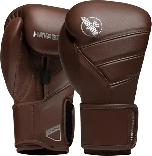 Miniatura 9 de Guantes de boxeo de cuero Hayabusa T3 Kanpeki para hombres y mujeres para entrenamiento, sparring, saco pesado y trabajo con manoplas