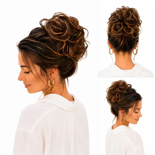 PRETTYSHOP, Extensiones de cabello 100 % humano, Pieza de cabello para cola de caballo, Colores diversos