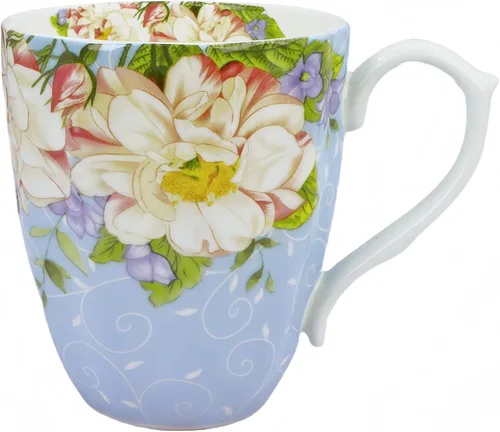 Miniatura 11 de Tazas de café de porcelana de hueso de 14 onzas para mujer, taza de café floral, tazas de té, tazas de café novedosas, regalo para mujeres, madres