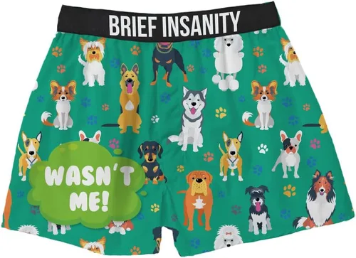 Miniatura 27 de BRIEF INSANITY Funny & Comfy Boxer Shorts and Pajama Pants for Men & Women Novelty Graphic Underwear & Loungewear