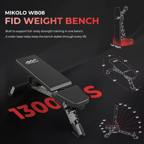 Miniatura 5 de Mikolo HR06 Power Cage with Aluminum Pulleys, 2000LB Power Rack with Independent Dual Pulley System, Multi-Function Home Gym Workout Machine for