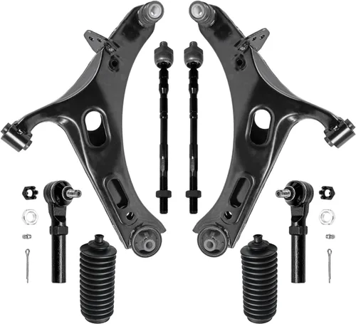 Miniatura 29 de Detroit Axle - Kit de brazos de control de extremo delantero de 8 piezas para Dodge Dakota 00-04, Durango 00-03, 4 brazos de control superior e