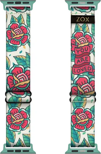 Miniatura 13 de ZOX Correa para Apple Watch, banda elástica con afirmaciones motivacionales y hermosas obras de arte, regalos para hombres, mujeres y niños