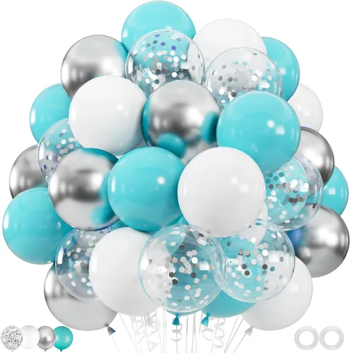 Miniatura 17 de 100 globos rojos, blancos y azules, globos patrióticos del Día de la Independencia de 12 pulgadas para graduación, 4 de julio, fiesta de cumpleaños