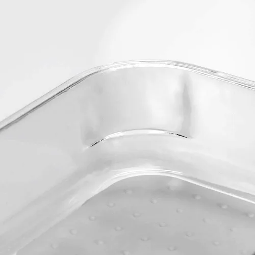 Miniatura 6 de madesmart Organizador de almacenamiento mediano transparente, forro de agarre suave de alta calidad, base antideslizante, para utensilios de cocina