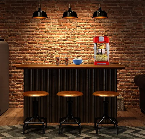 Miniatura 4 de Great Northern Popcorn - Máquina de palomitas de maíz Pop Pup, 2.5 onzas con hervidor de acero inoxidable, bandeja para servir, luz cálida