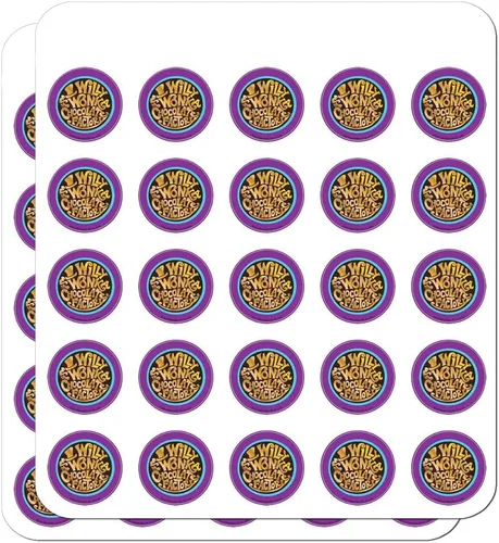 Miniatura 13 de Willy Wonka and The Chocolate Factory Logo Planner Calendario Scrapbooking Craft Pegatinas