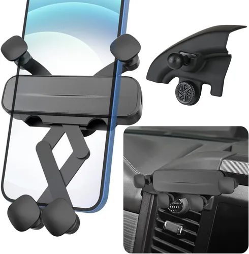Soporte de teléfono de coche para Ford F-150 F150 Mobile Phone Mount Truck 2021 2022 2023 2024 2025 【No compatible con King Ranch 2024-2025, Raptor】