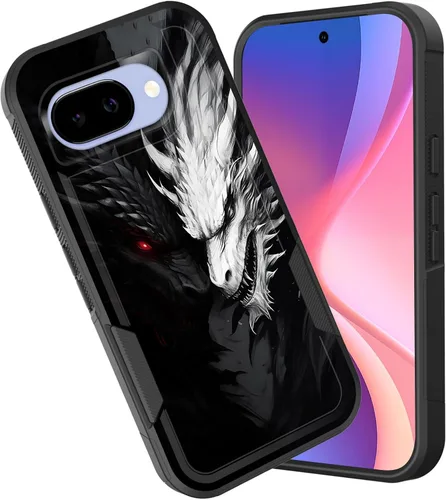 Miniatura 20 de Funda para Pixel 6A, funda híbrida de doble capa resistente a prueba de golpes de policarbonato duro de silicona suave TPU para Google Pixel 6A