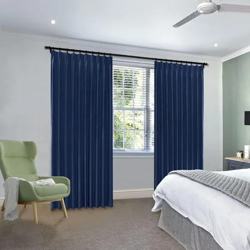 Miniatura 9 de Fcosie Juego de 2 paneles de cortinas opacas extralargas de 120 pulgadas de largo, cortinas de doble capa para oscurecer la habitación, paneles