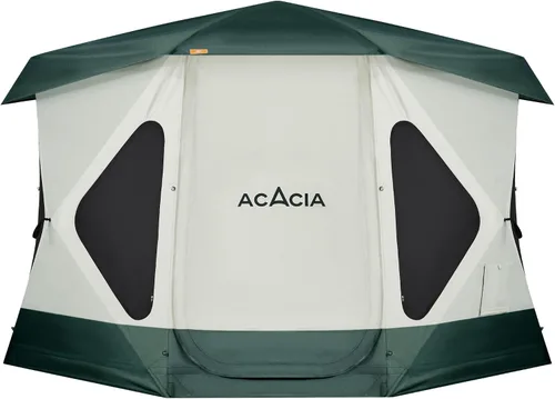 Miniatura 13 de ACACIA - Tienda de campaña para acampar, tienda desplegable con 8 ventanas y estera, tienda central impermeable y resistente al viento, fácil