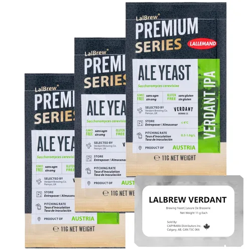 Miniatura 5 de LalBrew Verdant IPA Brewing Levadura (paquete de 2) - Hacer cerveza en casa - 0.39 oz Sachets - Saccharomyces cerevisiae - Vendido por CAPYBARA