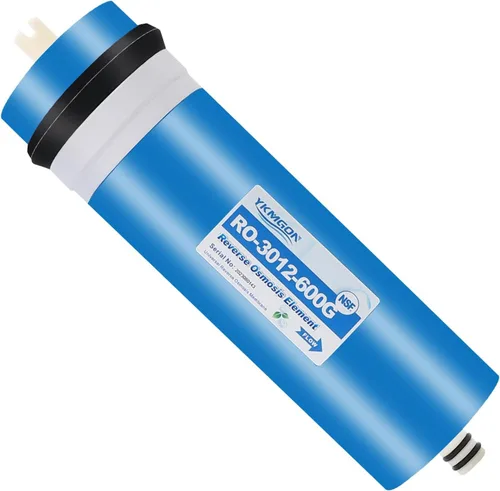 Miniatura 13 de Paquete de 2 elementos universales de membrana RO de ósmosis inversa de 600 GPD, filtro de agua de repuesto de 3.0 x 12 pulgadas, para sistema