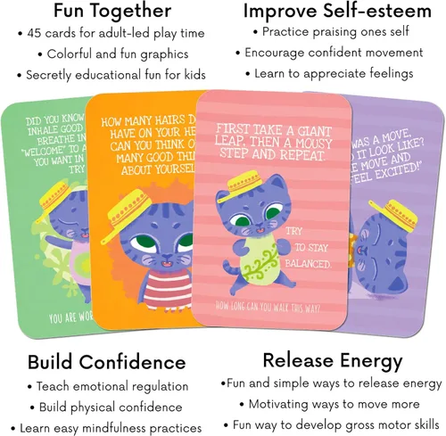Miniatura 2 de Tarjetas de empoderamiento para niños: 45 ejercicios llenos de acción y divertidos