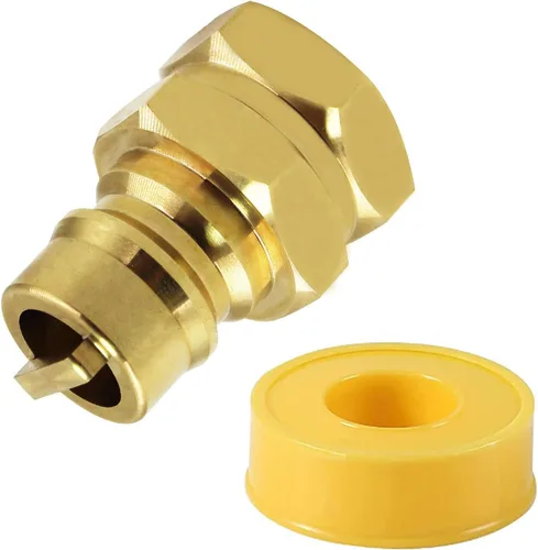 Miniatura 9 de Generador de combustible dual de latón macizo hembra y macho, manguera de propano natural, conexión rápida, accesorios de desconexión para tubería