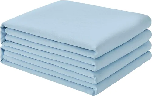 Miniatura 15 de FreshCulture Sábanas Planas King Solo Paquete de 2 - Sábanas Planas de Cama de Calidad Hotelera - Microfibra Cepillada - Ultra Suaves y Azul marino