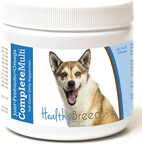 Miniatura 369 de Healthy Breeds Pug todo en uno multivitamínico suave masticable 60