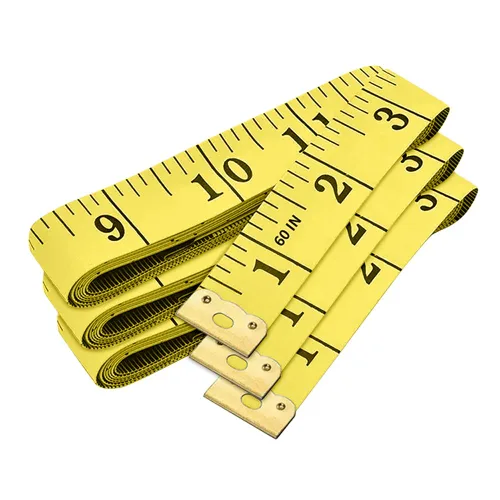 Miniatura 8 de Paquete de 3 cintas métricas corporales de doble escala suave de 60 pulgadas (150 cm), regla flexible de tela de costura y tela de artesanía