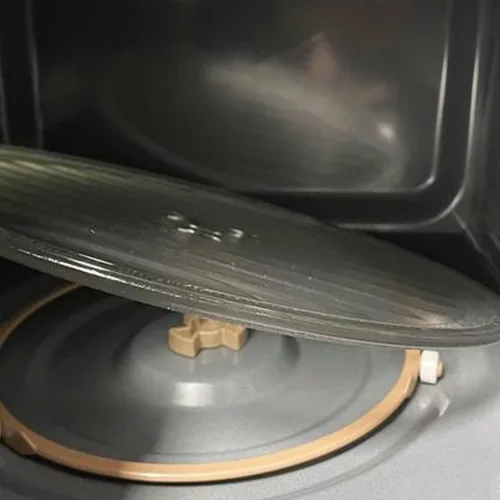 Miniatura 5 de SDTC Tech Acoplador giratorio de microondas con puerto "D", longitud del eje de 0.59 pulgadas, soporte de guía de bandeja de vidrio para horno