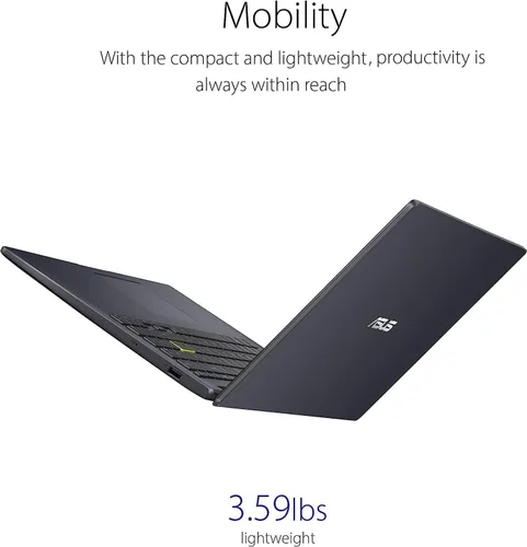Miniatura 5 de ASUS Laptop Vivobook 2023, pantalla FHD de 15.6 pulgadas, procesador Intel de cuatro núcleos, 4 GB de RAM, 64 GB eMMC, ultra delgada, Wi-Fi, batería