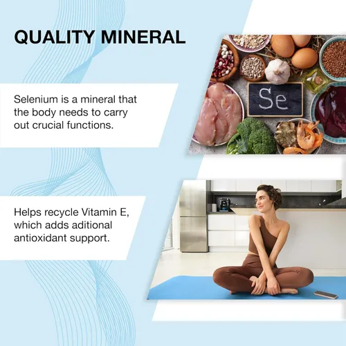Miniatura 6 de Puregen Labs Selenio 200 mcg Mineral esencial sin levadura – 500 tabletas vegetarianas Apoyo inmunológico y antioxidante Sin OMG, sin gluten