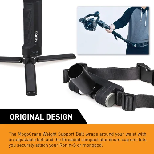 Miniatura 6 de Kamerar MogoCrane Kit de cinturón, soporte de peso para estabilizador de cardán de una sola mano, DJI Ronin-S, Zhiyun Crane 2, Crane Plus, Moza Air