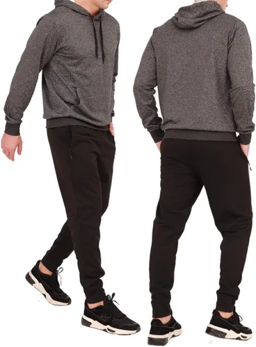 Miniatura 6 de Paquete de 12 pantalones deportivos para hombre, pantalones deportivos de entrenamiento para hombre, pantalones deportivos con bolsillos