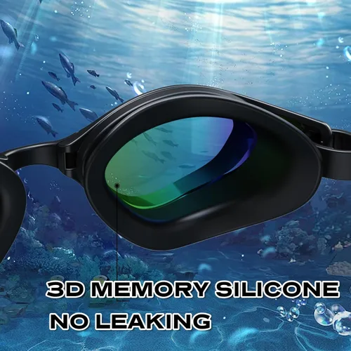 Miniatura 4 de Gafas de natación, gafas de natación polarizadas, antiniebla, sin fugas, protección UV, gafas de natación de visión amplia para mujeres y hombres