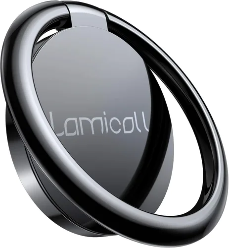Miniatura 9 de Lamicall Anillo para Teléfono Celular Oro Rosa, Soporte Adhesivo Universal con Agarre para Dedos, Compatible con iPhone 17 16 15 Pro Max XR X