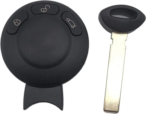 Miniatura 2 de Funda para llavero de automóvil de 3 botones para BMW Mini Cooper 2007-2014 sin llave con control remoto (1)