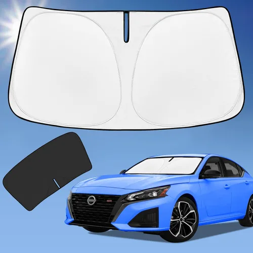 Miniatura 70 de para Dodge RAM 1500 2019-2024 2025 2026 Parasol Parasol para Parabrisas Cubierta - 4 Capas Parasol para Ventana Delantera para RAM1500 2Puertas