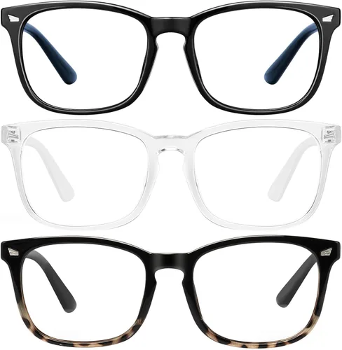 Miniatura 11 de hunsquer Gafas de luz azul para mujer/hombre, gafas de luz azul para computadora negro (806803blacktoucha)