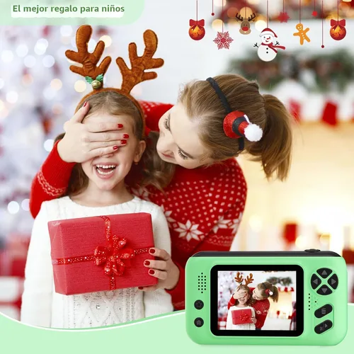 Miniatura 5 de Makolle Cámara para niños, regalos de cumpleaños para niños y niñas de 3 a 8 años, grabadora de video para niños de 8 a 12 años, videocámara digital