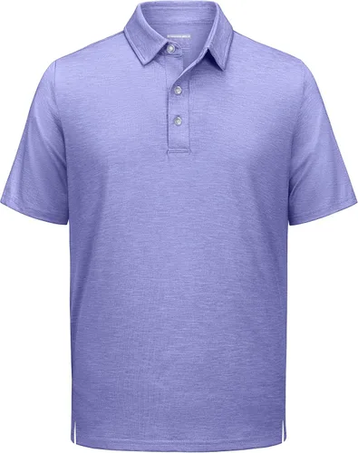 TACVASEN Camisas tipo polo para hombre, manga corta, refrescantes, de secado rápido, atléticas, clásicas, casuales, elásticas, suaves