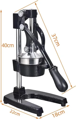 Miniatura 6 de Exprimidor de cítricos de hierro fundido, máquina exprimidora de prensa manual, exprimidor manual de frutas, base de ventosa antideslizante