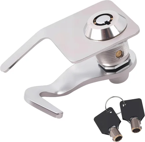 Miniatura 3 de Cerradura de motocicleta Harley Trunk Latch Tour Pak Lock con 2 llaves se adapta a modelos Harley Davidson 1991-2013 con Tour Pak