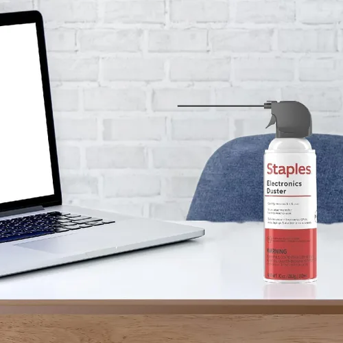 Miniatura 8 de Staples Plumeros de aire comprimido: aire enlatado para electrónica, teclados y dispositivos de oficina