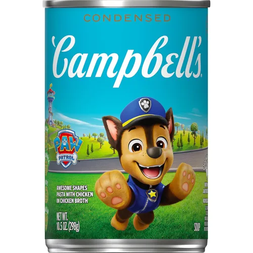 Miniatura 19 de Sopa condensada Campbell’s para niños, pasta Paw Patrol de formas impresionantes con pollo en caldo de pollo, lata de 10.5 onzas (paquete de 12)