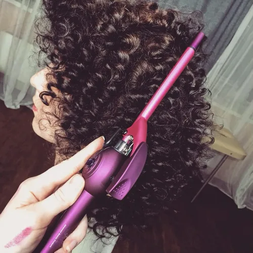 Miniatura 6 de MBHAIR - Rizador de cabello de 9 mm con varita delgada, rizador pequeño de 3/8 pulgadas de barril delgado de cerámica Super Tourmaline profesional