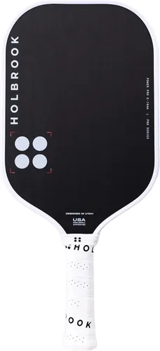 Holbrook Power Pro E Pickleta de pickleball alargada: aprobada por USAPA, superficie de fibra de carbono, potencia, control, giro, núcleo de espuma