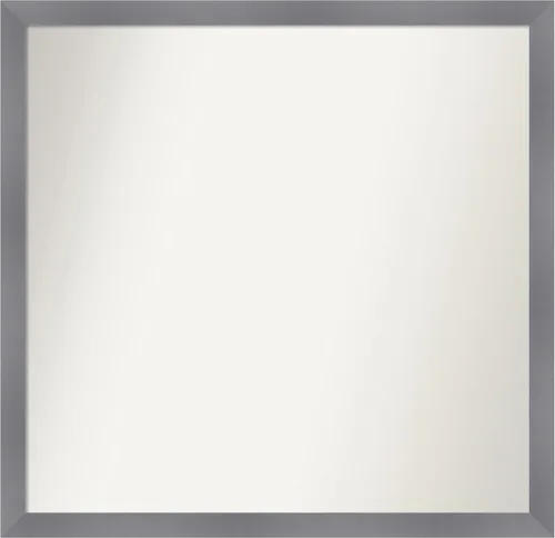 Miniatura 410 de Amanti Art Espejo personalizado, espejo de baño gris plomo a rayas, espejo de pared o espejo de tocador de baño sobre el fregadero