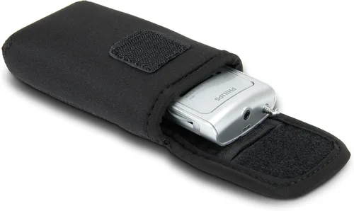 Miniatura 2 de USA Gear AM FM - Funda de radio portátil – Bolsa de viaje para radio personal con trabilla para cinturón, clip de mosquetón compatible con C. Crane