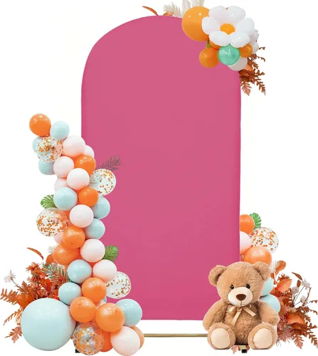 Miniatura 9 de Funda para arco de boda de 6 pies, tela elástica para arcos pequeños, cabinas de fotos y decoración de fiestas, para cumpleaños, duchas