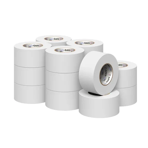 Miniatura 45 de Cinta Pro Gaff Gaffers de 1 pulgada de longitud de 55 yardas de longitud, color azul eléctrico mate. Cinta de alta resistencia de alta calidad