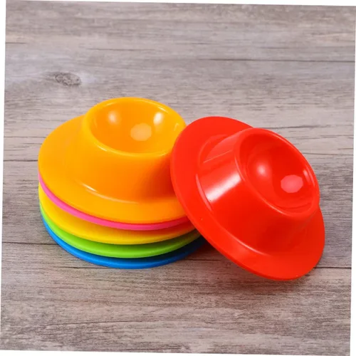 Miniatura 2 de TIDTALEO 6 uds. Tazas de huevo de silicona para huevos escalfados, mini cocina de huevos, utensilios de cocina de silicona para huevos, mini huevos