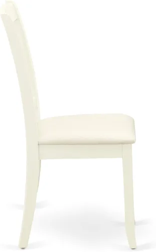 Miniatura 9 de East West Furniture DLDA3-BLK-C - Juego de comedor de 3 piezas que contiene una mesa de comedor redonda con gotas y 2 sillas de cocina tapizadas