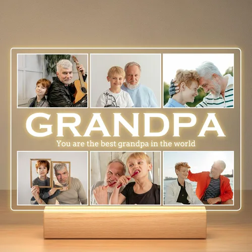 Miniatura 22 de Marcos de fotos personalizados con foto, marco de fotos personalizado con luz nocturna, marco de fotos personalizado, regalos de aniversario