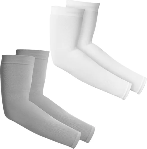 Miniatura 20 de Mangas de brazo de protección solar UV para hombres y mujeres, manga de enfriamiento de compresión deportiva UPF 50, base de cáncer de piel Bronce