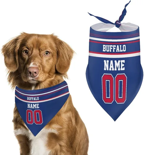 Miniatura 25 de Arizona - Bandana de fútbol para perro, diseño personalizado, número de nombre, regalos para gatos