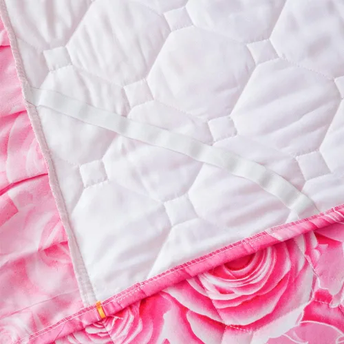 Miniatura 6 de Juego de falda de cama con volantes de 3 piezas, 3 piezas, cobertura lateral de 15.7 pulgadas, suave y cálida